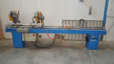 Ingletadora discos dobles Univer 330IP PERTICI Segunda mano